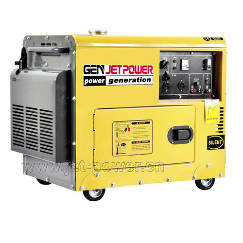 Diesel-Stromaggregat - JDE series - Fuzhou Jet Electric Machinery Co., Ltd. - einphasig / auf Rollen / 50 Hz