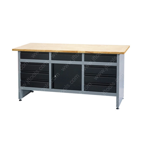 Holzwerkbank - CGS-WB17091 - CHANGZHOU CITY HONGFEI METALWORK CORPORATION - für Garagen / Multi-Schubladen / mit Tür