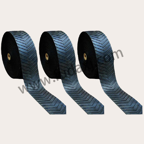 Fischgräten-Förderband - Zhejiang Fuda Rubber Co., Ltd. - Industrie / für die Verpackungsindustrie / schwarz