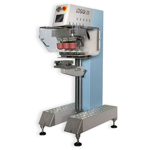Tampondruckmaschine mit hermetischem Farbgebersystem - Logica 01 - TOSH srl - 2-Farben / 3-Farben / Farb
