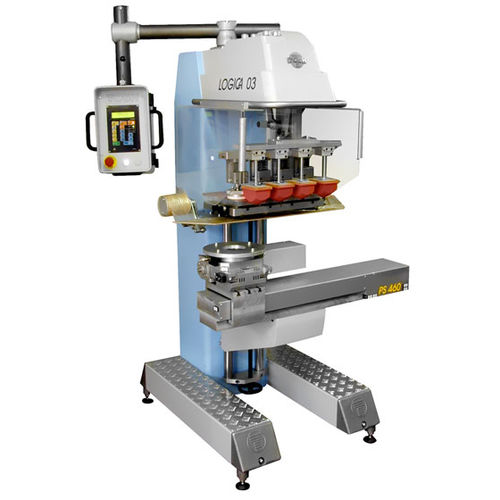 Tampondruckmaschine mit hermetischem Farbgebersystem - Logica 03 - TOSH srl - 2-Farben / 4-Farben / 3-Farben
