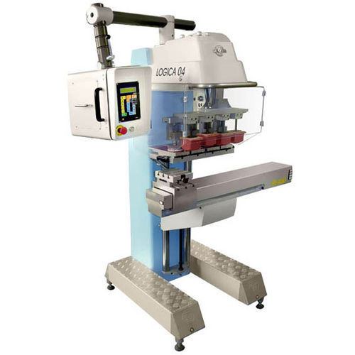Tampondruckmaschine mit hermetischem Farbgebersystem - Logica 04 - TOSH srl - 2-Farben / 4-Farben / 5-Farben
