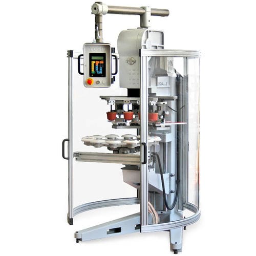 Tampondruckmaschine mit hermetischem Farbgebersystem - Logica Micro II - TOSH srl - 2-Farben / 4-Farben / 5-Farben