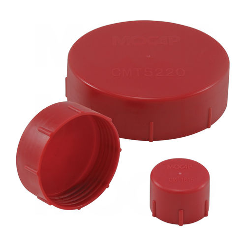 Gewindekappe - CMT series - MOCAP LTD - rund / Polyethylen mit niedriger Dichte (LDPE) / gerändelt