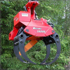Säge mit Greifer - SG220 series - Mecanil Oy Ab - Holz / hydraulisch