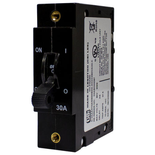 Hydraulisch-magnetischer Schutzschalter - D2R series - CBI-electric: low voltage - CC / mit manueller Rücksetzung / einpolig