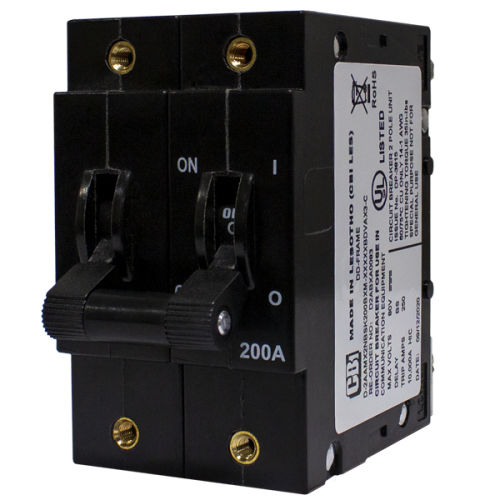 Hydraulisch-magnetischer Schutzschalter - D2R series - CBI-electric: low voltage - DC / zweipolig / modular