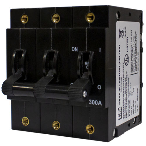 Hydraulisch-magnetischer Schutzschalter - D2R series - CBI-electric: low voltage - DC / 3-polig / Hochstrom