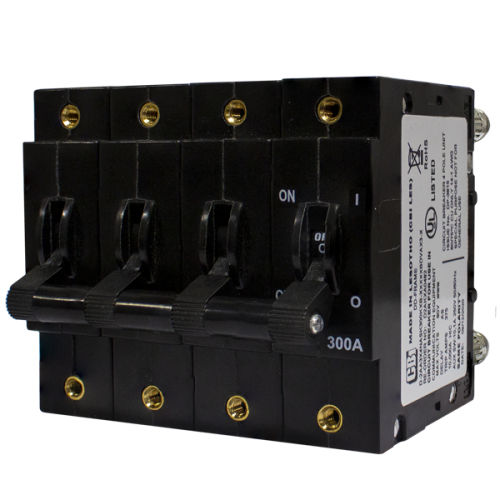 Hydraulisch-magnetischer Schutzschalter - D2P series - CBI-electric: low voltage - DC / 4-polig / Hochstrom