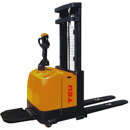 Elektrischer Stapler - TS GA series - Anhui TEU Forklift Truck Co., Ltd. - mit Fahrerplattform / Geh / Hochleistung