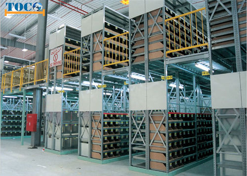Stahlbaubühne mit Aufbewahrungssystem - NANJING TOCO WAREHOUSE EQUIPMENT CO., LTD. - für Lagerhallen