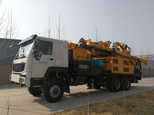 Bohrgerät für Schächte - SNR400CS  - SINOVO HEAVY INDUSTRY CO., LTD. - auf Raupen / drehbar / Doppeldrehköpfen
