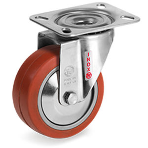 Laufflächen-Rad - 72GS series - Tellure Rôta - Edelstahl / für Materialumschlag / hitzebeständig