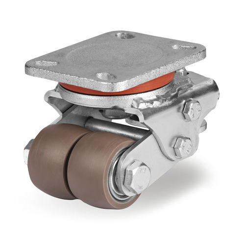 Laufflächen-Rad - Compact Castors - Tellure Rôta - Metall / Polyurethan / für Materialumschlag