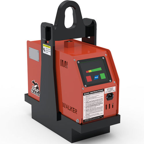Batterie-Lasthebemagnet - BUX series - Industrial Magnetics - elektrisch geschaltet / Umschlag / kompakt