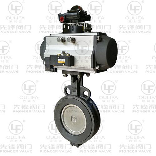 Absperrklappe - D672F-150Lb - Wenzhou Pioneer Valve Co., Ltd. - pneumatisch / Durchflussbegrenzung / für Wasser
