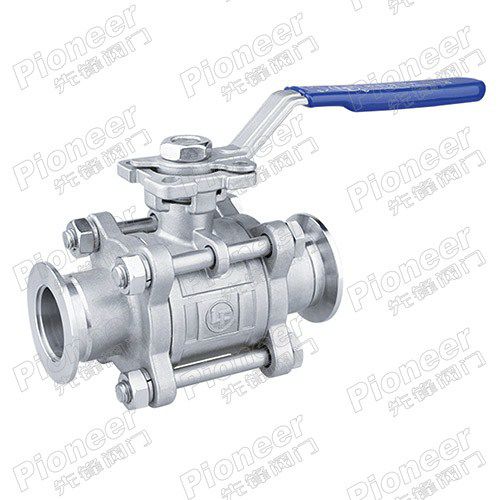 Kugelventil - GU-25KF - Wenzhou Pioneer Valve Co., Ltd. - Hebel / Steuerung / für flüssige Lebensmittel und Getränke