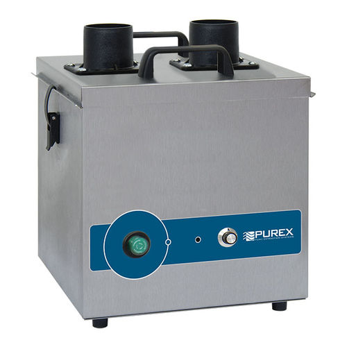 Festinstallierte Rauchabzugsanlage - FumeCube Dual Arm - Purex International - Löt / mit Aktivkohlefilter / mit mehreren Absaugärmen