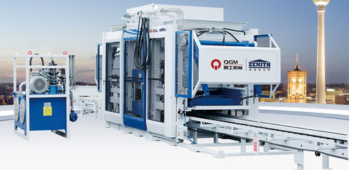 Block Maschine / Beton - ZN1200S  - Quangong Machinery Co., Ltd. - festinstalliert