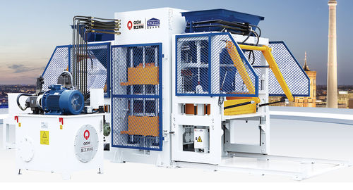 Block Maschine / Beton - QT10 - Quangong Machinery Co., Ltd. - festinstalliert