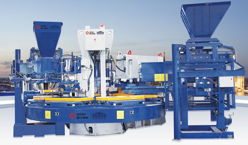 Hydraulische Presse - HP-1200T  - Quangong Machinery Co., Ltd. - Form / für Beton / Drehtisch