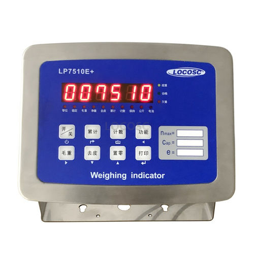 Wägeindikator mit LCD-Anzeige - LP7510E  - Locosc Ningbo Precision Technology Co., Ltd. - tragbar / 4-20 mA / RS-232