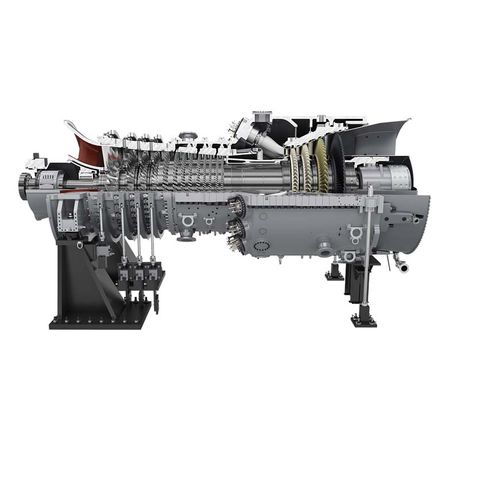 Gas-Turbine - SGT5-8000H  - Siemens Energy - Power and heat generation - für Stromerzeugung / Gas und Dampf / Einwellen