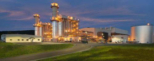 Gaskraftwerk - Siemens Energy - Power and heat generation