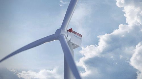 Offshore-Windkraftanlage - SG 14-222 - Siemens Energy - Power and heat generation - mit variabler Geschwindigkeit