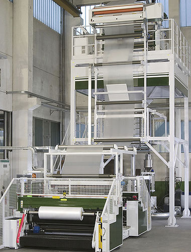Blasfolienextrusionsanlage - MONOSTRATO - MACCHI - für Thermoplaste / für lebensmittelechte Folien