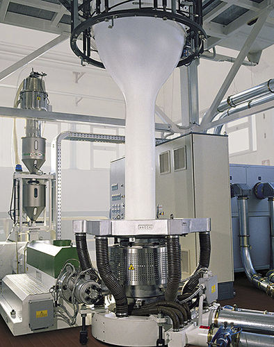 Extrusionsanlage / 3 Schichten - max. 320 kg/h | HDPE - MACCHI - Blasfolien / für HDPE
