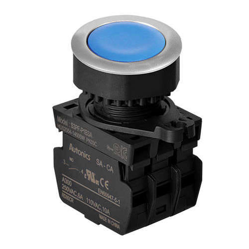 Pilzdrucktaster - S3PF series - Autonics - IP65 / Flacheinbau