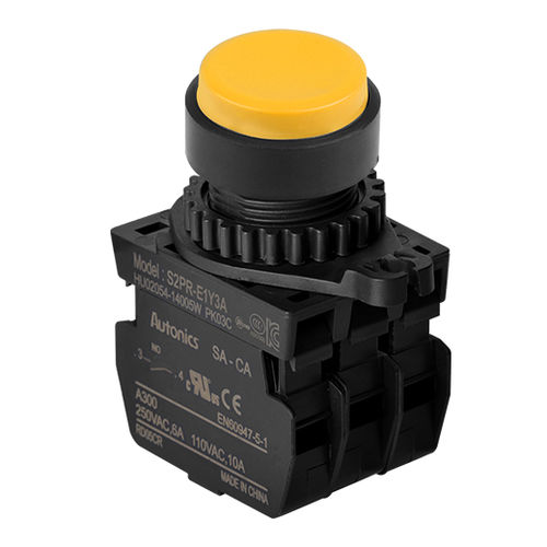 Pilzdrucktaster - S2PR series - Autonics - IP65 / rund