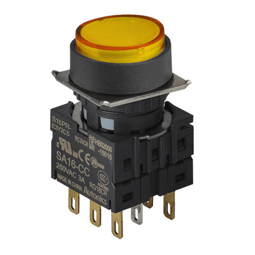 Mechanischer Drucktaster - S16PR series - Autonics - rechteckig / rund / kompakt