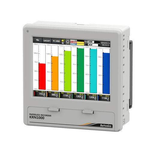 Papierloser Rekorder - KRN1000 series - Autonics - Temperatur / 4 Kanäle / 8 Kanäle
