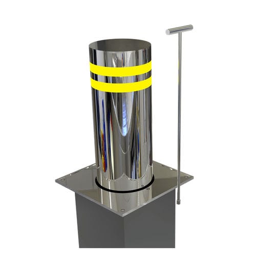 Halbautomatischer versenkbarer Poller - SST-SN219 - Security System - pneumatisch / Edelstahl