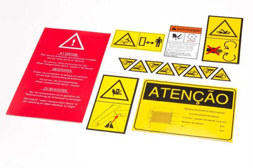Kennzeichnungsetikett - Mekoprint A/S - bedruckt / Funktion / selbstklebend