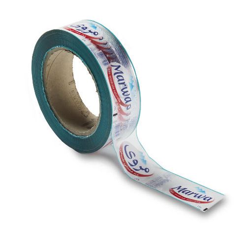 Etikett für flexible Verpackungen - Technoflex - bedruckbar / Kunststoff / für PET-Flaschen