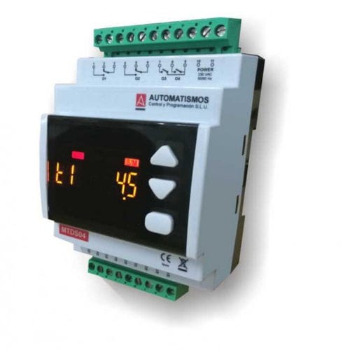Digitales Zeitrelais - MTDS04 - Automatismos Control y Programación, S.L. - Multifunktion / für DIN-Schiene / Einbau
