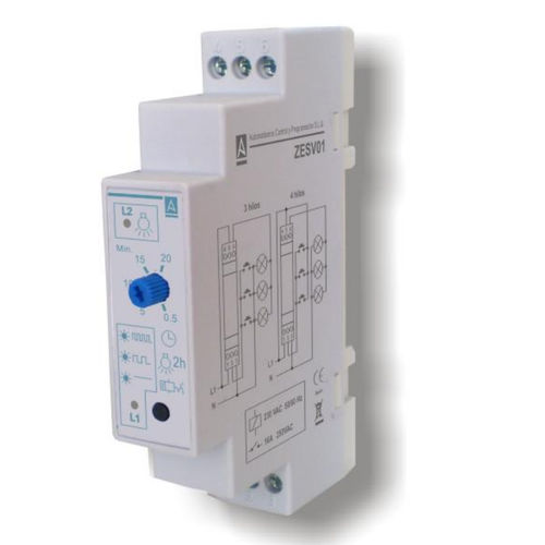 Elektronisches Zeitrelais - ZESV01 - Automatismos Control y Programación, S.L. - Multifunktion / Schutz / Einbau
