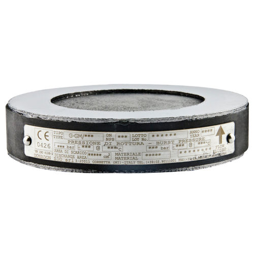 Berstscheibe mit flachem Sitz - G-GM - Donadon SDD - Graphit