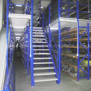 Mehretagen-Stahlbaubühne - Nanjing Weida Logistics Equipment Company - auf Palettenregal / für Schwerlastanwendungen / für Lagerhallen