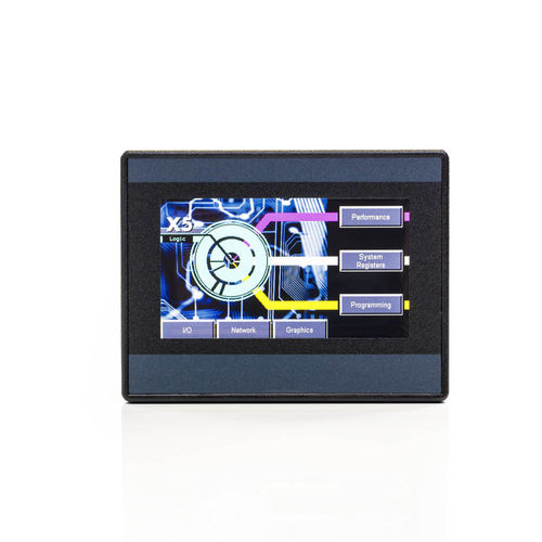 SPS mit integriertem HMI - X5 - Horner Automation - on-board / Mikro / DIN-Schiene