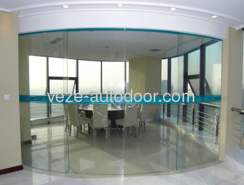 Rundschiebe-Türensystem - VZ-C - Ningbo VEZE Automatic Door Co., Ltd. - Aluminium / für den Innenbereich / automatisch