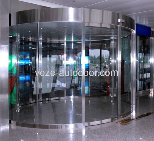 Rundschiebe-Türensystem - Ningbo VEZE Automatic Door Co., Ltd. - Aluminium / für den Innenbereich / automatisch