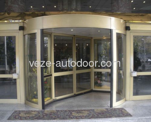 Karussell-Tor - VZ-R-2 - Ningbo VEZE Automatic Door Co., Ltd. - Schiebe / für den Innenbereich / Sicherheit