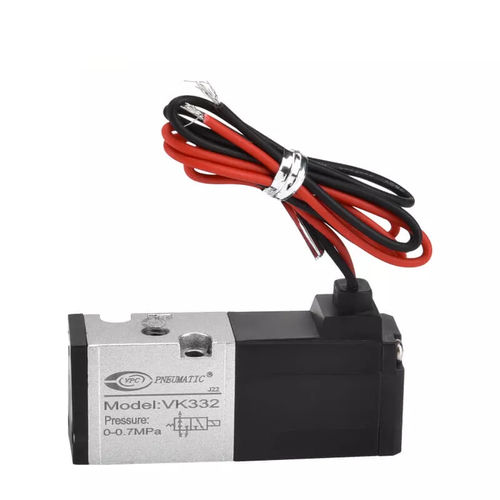 Pneumatik-Wegeventil / mit Klappe - VK300 Series - Ningbo VPC Pneumatic Co., Ltd. - magnetbetrieben / direktgesteuert / 3/2-Wege