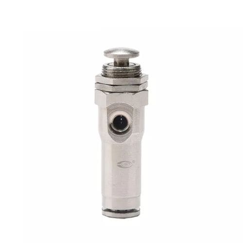 Pneumatik-Wegeventil / Drucktaster - MVHA Series - Ningbo VPC Pneumatic Co., Ltd. - mit Klappe / 2-Wege / normal geschlossen