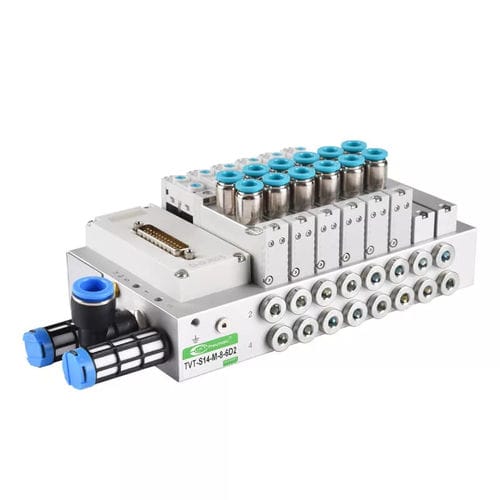 Pneumatik-Wegeventil / Mehrfachverteiler - TVT-S14-M-8-6D2 - Ningbo VPC Pneumatic Co., Ltd. - Schieber / magnetbetrieben / vorgesteuert