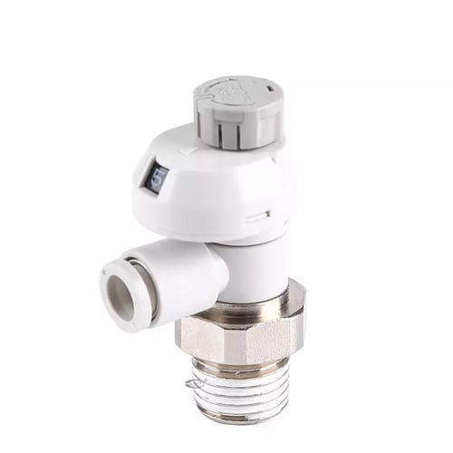 Durchsatzkontrollventil - AS-FS Series - Ningbo VPC Pneumatic Co., Ltd. - Nadel / vorgesteuert / für Luft